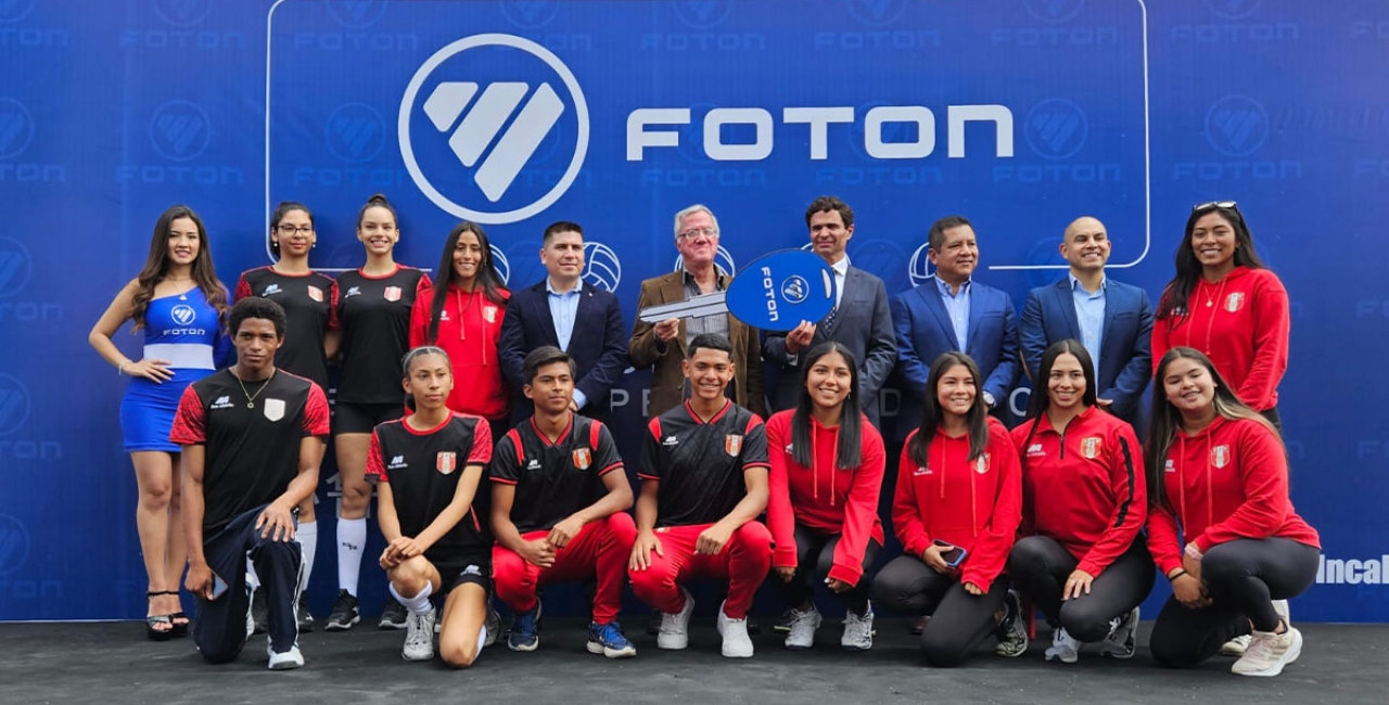 FOTON se convierte en el nuevo patrocinador de la Selección Peruana de Vóley