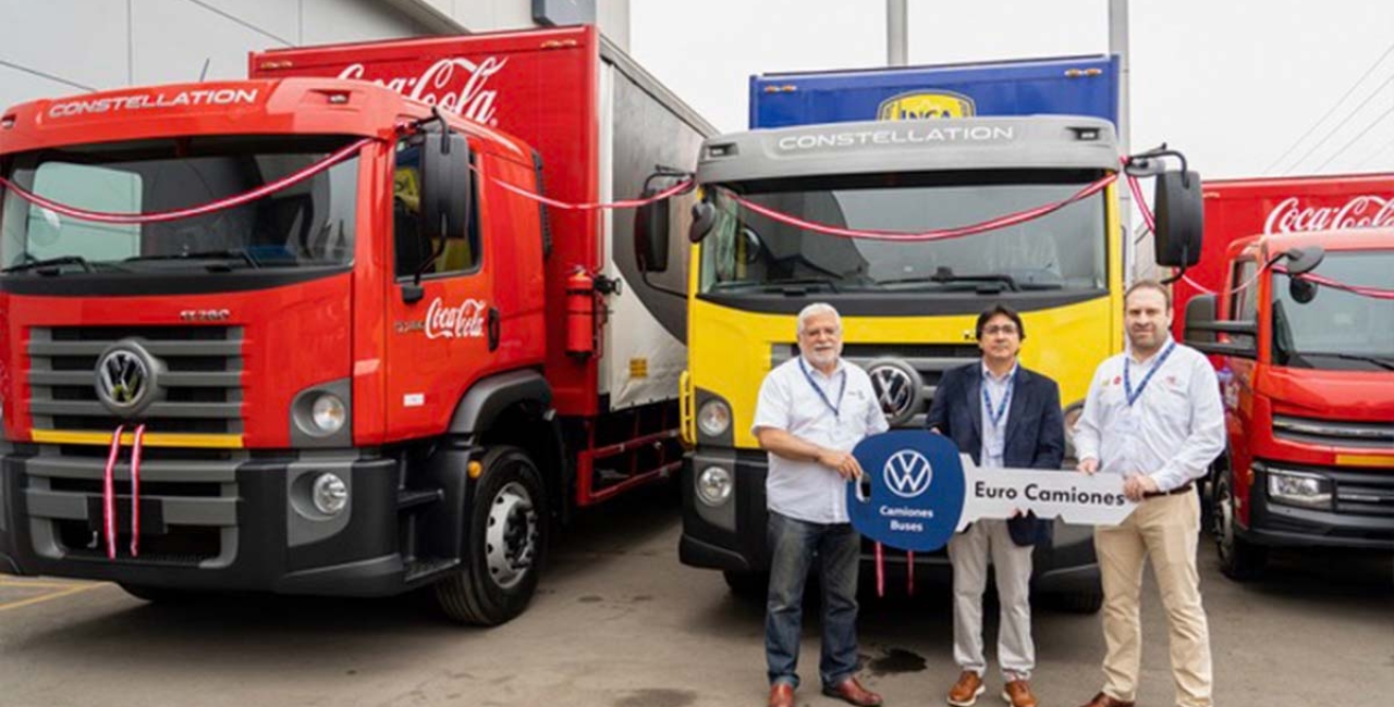 Arca Continental en Perú refuerza su flota de camiones con un total de 243 unidades