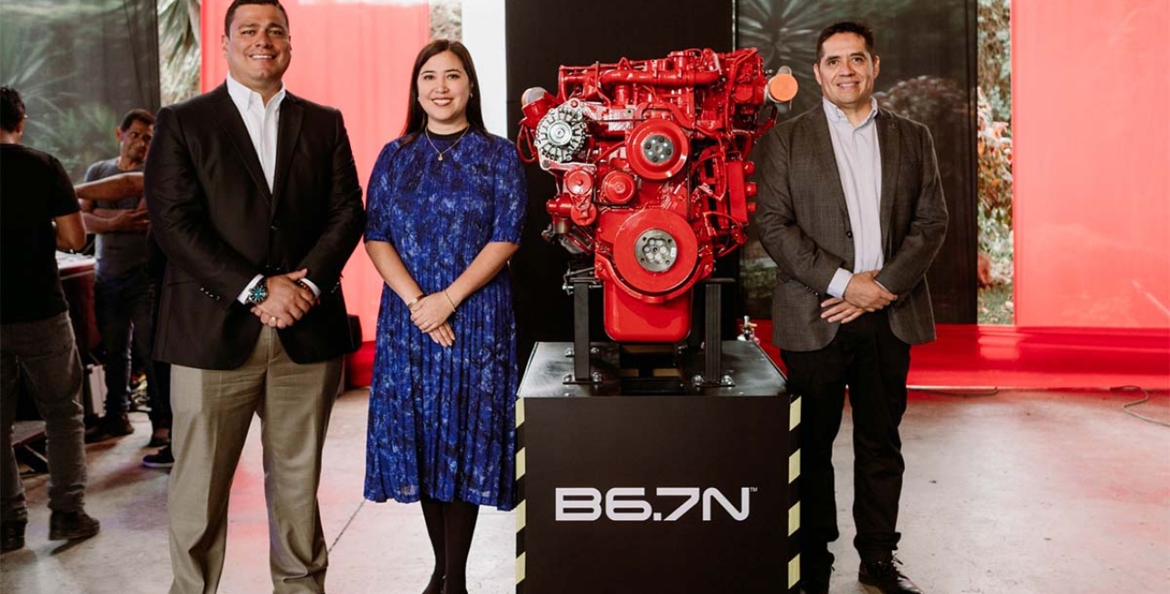 Cummins Perú presenta el motor B6.7N 'Near Zero' a gas natural 