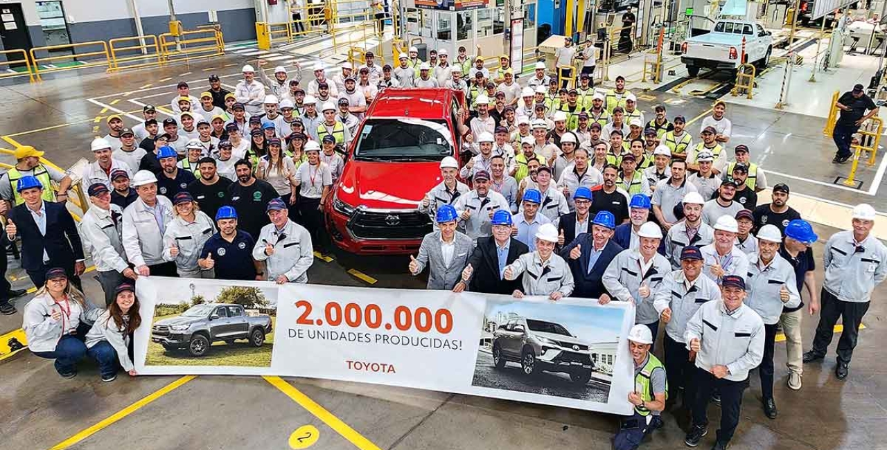 Toyota Argentina alcanza los 2 millones de producción