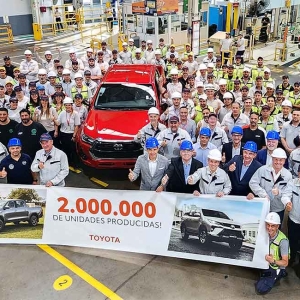 Toyota Argentina alcanza los 2 millones de producción