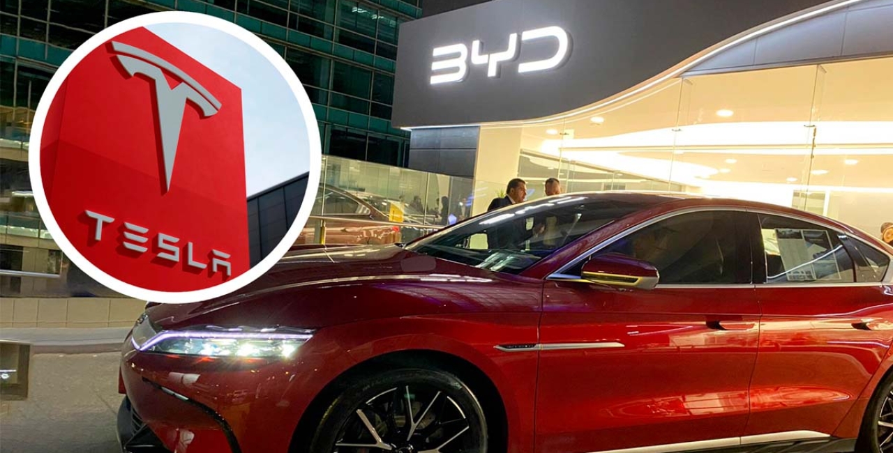 BYD superó a Tesla en ventas de vehículos eléctricos