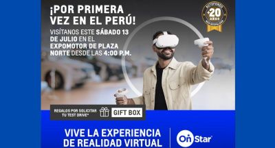 OnStar presenta su primer evento de realidad virtual en Plaza Lima Norte