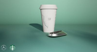 Mercedes-Benz y Starbucks