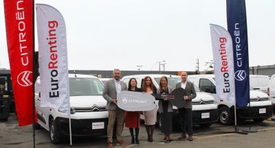 Derco Center entregó importante flota de CItroën Berlingo a Eurorenting para atender a una empresa de alquiler de maquinaria