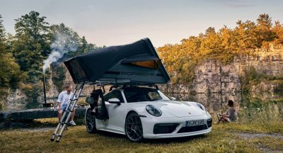 Carpa Canopy Tent: sofisticación y libertad en Porsche