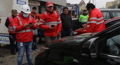 Sutran realiza acciones de fiscalización en La Victoria y en Panamericana Sur