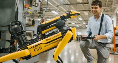 JLR presenta Rover, el perro guardián robótico