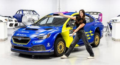 Lia Block compite con Subaru WRX ARA24 en un nuevo rally