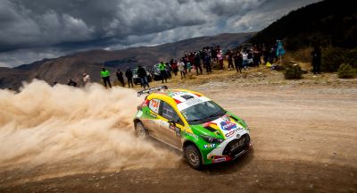 Ronmel Palomino gana la tercera etapa del Rally Caminos del Inca 2024