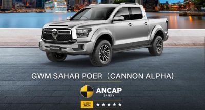GWM SAHAR POER obtiene la calificación de seguridad de cinco estrellas de ANCAP