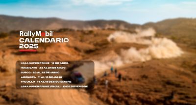 RallyMobil confirma su llegada a Perú con un calendario de alto impacto