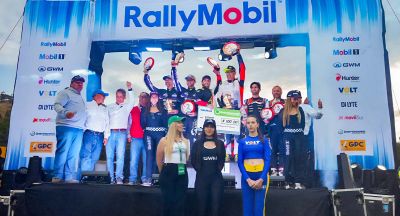 Podio Rally Valle del Mantaro