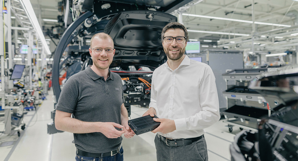 Audi produccion en serie con TI