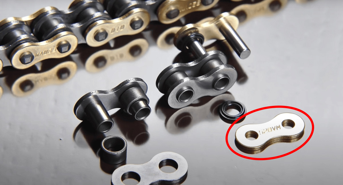 Tipo de cadena para tu moto