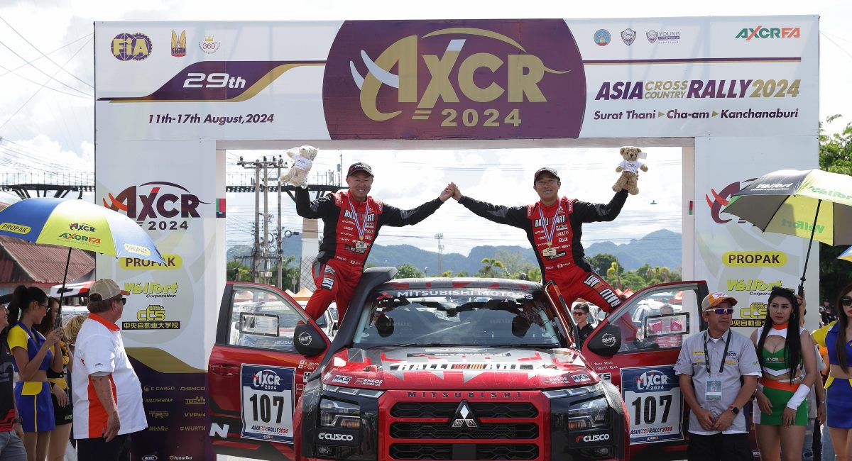 Mitsubishi Ralliart destaca en el Asia Cross Country Rally 2024