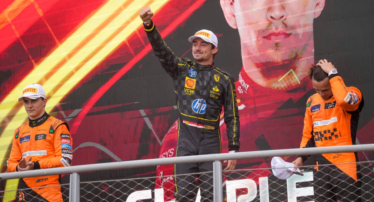 Charles Leclerc se corona ganador del GP de Monza
