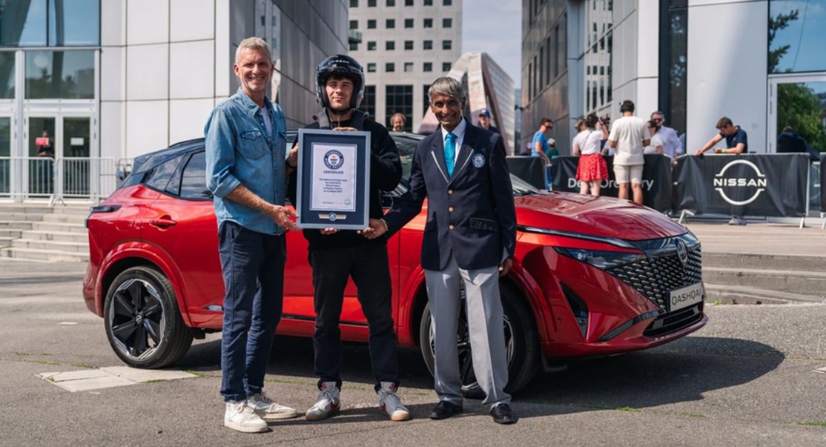 Nissan Qashqai e-POWER establece un Récord Guinness con un impresionante salto