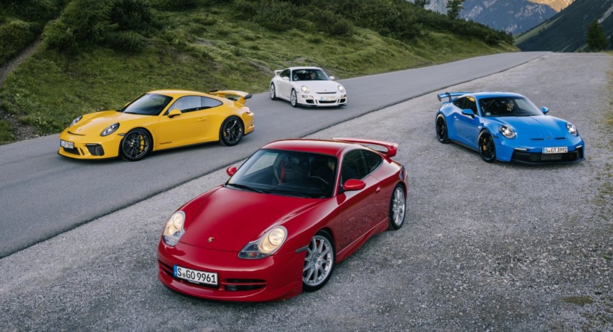 Porsche celebra 25 años de pasión y fuerza del 911 GT3 