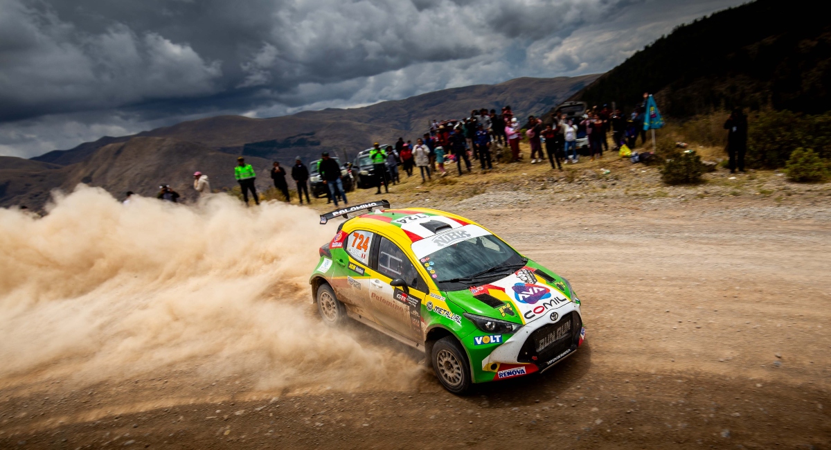 Ronmel Palomino gana la tercera etapa del Rally Caminos del Inca 2024
