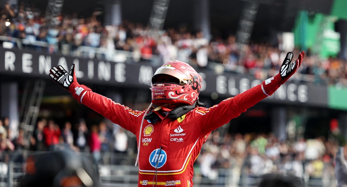  Carlos Sainz gana el GP México 2024 y Ferrari escala al segundo lugar de constructores
