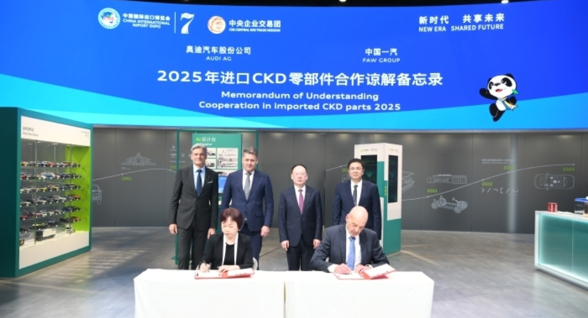 FAW y Audi firman un memorando de entendimiento para la importación de piezas CKD para el 2025