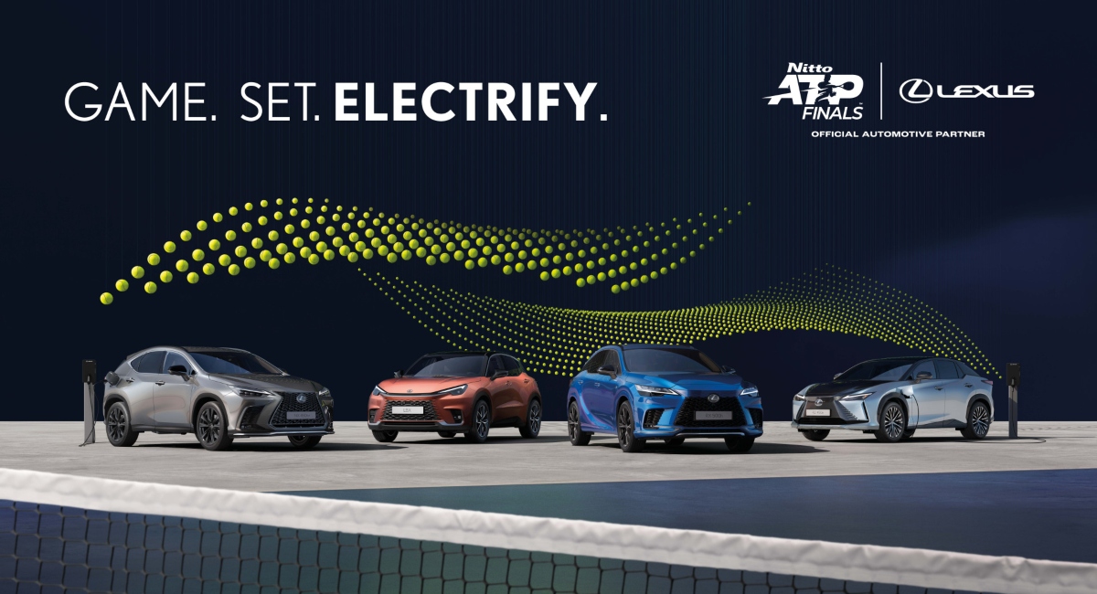 Lexus se vuelve socio automovilístico de lujo en la cima del tenis mundial