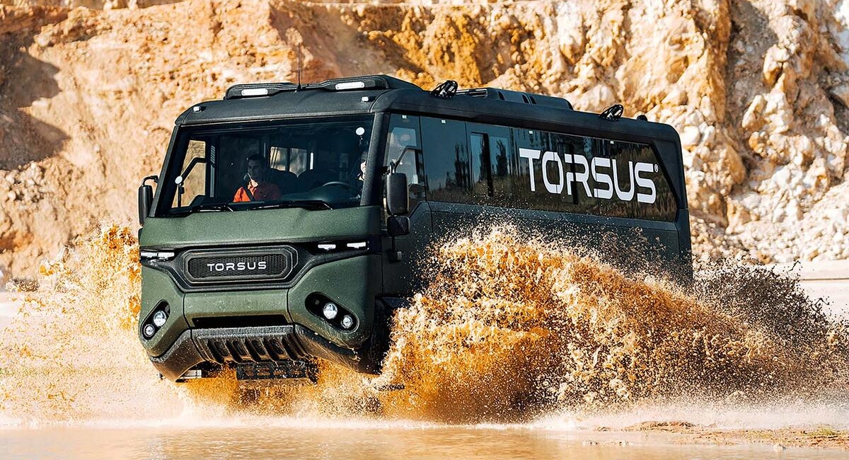 Torsus Praetorian considerado el autobús todoterreno más resistente del mundo