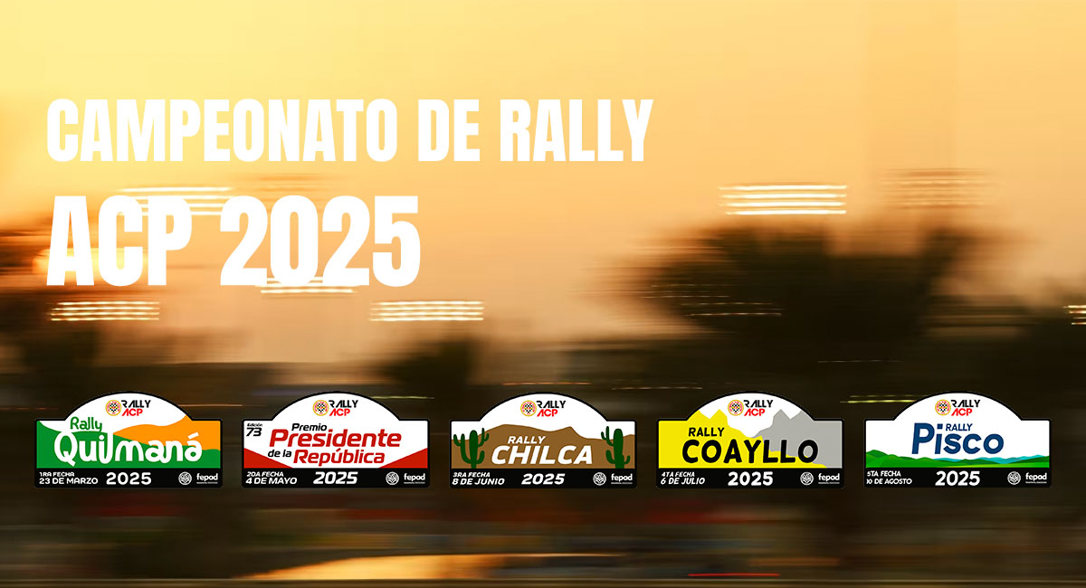 CAMPEONATO DE RALLY ACP 2025 CAMPEONATO DE RALLY ACP 2025